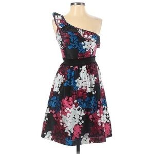 Kensie Camo One Sided Shoulder Dress | SIZE 4